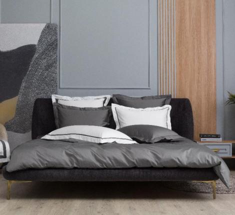 Наволочка с узкой отделкой "ALPINE GRAPHITE ALLURE GRASS" Мако-Сатин, 50х90 (2шт)