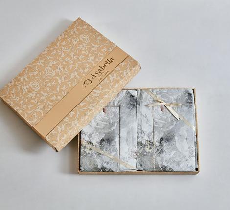 Постельное белье "Asabella" 2306-6 Фланель, Евро