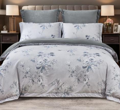 Постельное белье "Sofi de Marko" Джули №6 Велюр/Сатин, Евро