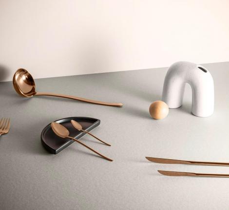 Набор столовых приборов "HERDMAR" STICK COPPER 103 на 6 персон, 24 предмета