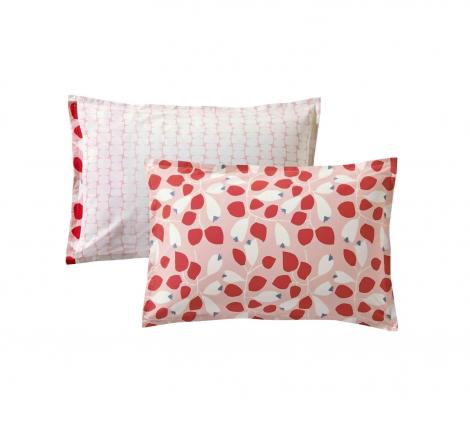 Постельное бельё "Blanc des Vosges" GARDEN coquelicot Перкаль, 1,5 спальный