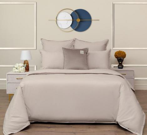 Постельное белье "Sofi de Marko" Саммер (светло-серый) Варёный хлопок, 1,5 спальный