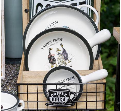 Салатник с ручкой "FAMILY FARM", 800 мл