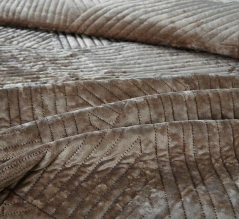 Покрывало "Sofi de Marko" Патрисия (капучино 1) Велюр, 240х260