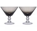 Набор бокалов для мартини 2 штуки "MIRAGE" GREY, 280 мл