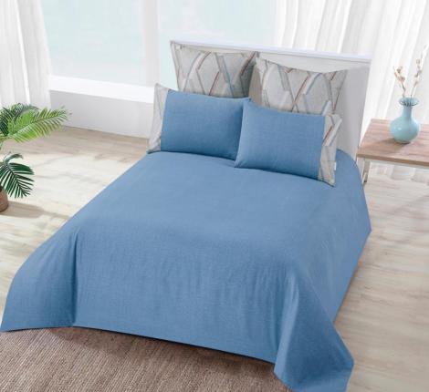 Постельное бельё "KARTEKS" жаккардовый сатин АКВАРЕЛЬ CVP 05, 2 спальный