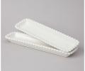Набор прямоугольных блюд 2 шт. "PEARL", 29*7,5*3 см