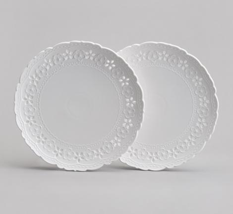 Набор обеденных тарелок 2 шт. "STYLE" 441-059, 25*2,5 см