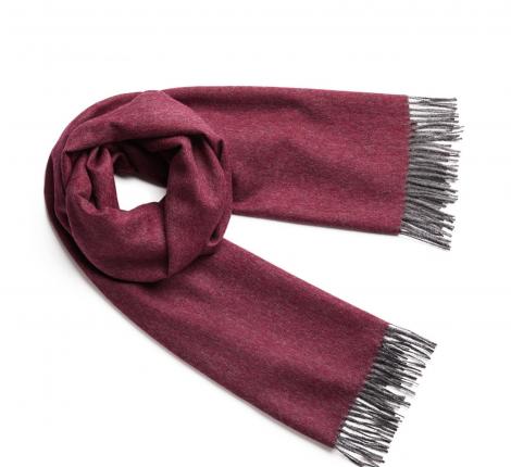 Шарф шерсть беби альпаки "FISHBONE" MULBERRY GRAY, 65х200