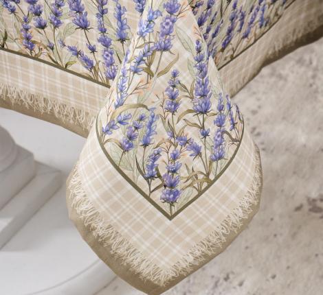 Скатерть с пропиткой "ДУША ПРОВАНСА" 110х140 см, бежевый