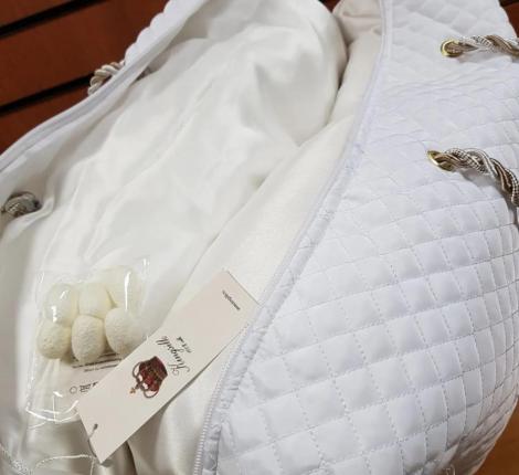 Подушка шёлковая "Kingsilk" Luxury LAA-50-1,1-Bel, 50х70 (белый)