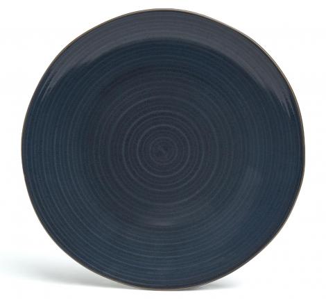 Набор тарелок обеденных 4 штуки BRONCO "CONCEPT", диаметр 27,5 см (синий)