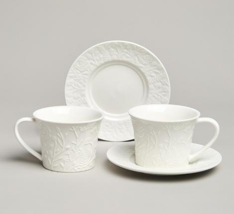 Чайный набор "MEADOW" на 2 персоны, 4 предмета (250 мл)