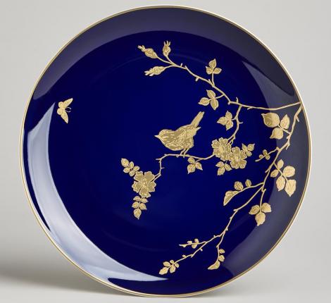 Тарелка закусочная "GOLDEN BIRDS" 419-138, диаметр 22 см