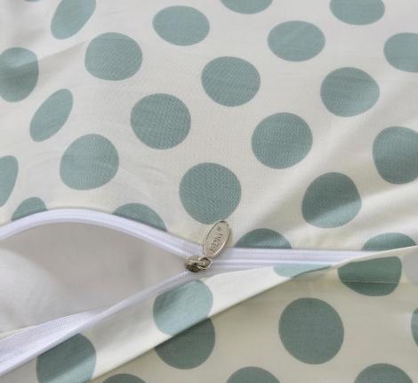 Постельное белье "Sofi de Marko" Модест (зеленый) Сатин, 1,5 спальный