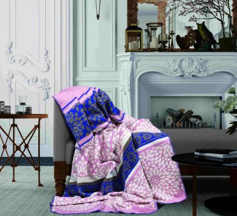 Плед хлопковый EFOR "FLORAL", 180х220