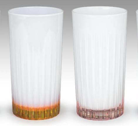 Набор высоких стаканов 6 штук "DOM" хрустальное стекло, высота 15 см