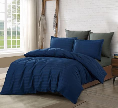 Постельное белье "Valtery" OD-90 Страйп Сатин, Семейный