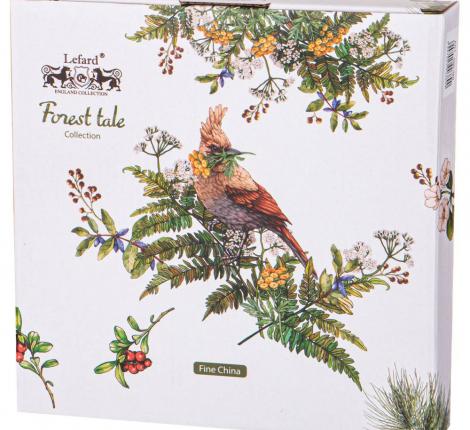 Тарелка закусочная "ЛЕСНАЯ СКАЗКА" БЕЛКА, диаметр 20,5 см