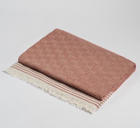 Плед "OLIVIA" кирпичный, 170Х210