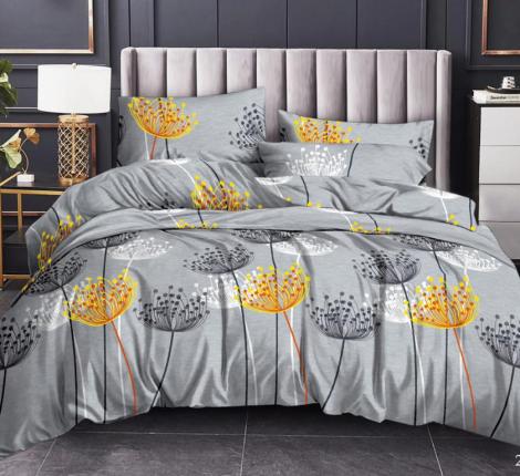 Постельное бельё "Cleo" Art Color 15/280-AC Полисатин, 1,5 спальный