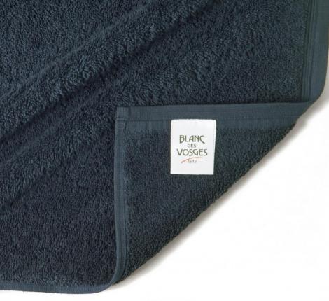 Полотенце махровое "Blanc des Vosges" UNI BLEU CORINTHE (темно-синий), 30х30-2шт.