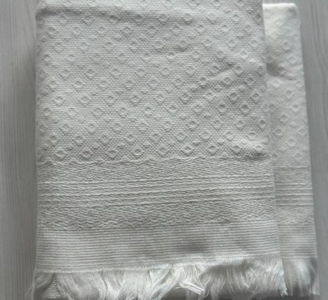 Набор махровых полотенец EFOR "TROPICAL" (50*90;70*140), кремовый