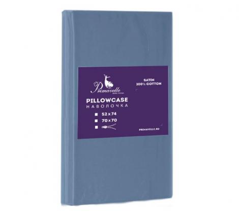Наволочка на молнии "Primavelle" Сатин 70х70, Деним