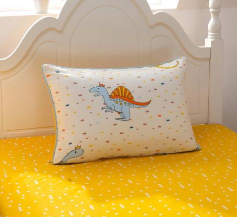 Постельное белье детское "Sofi de Marko" Дино (желтый) Сатин, 1,5 спальный