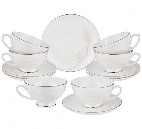 Чайный набор "МЕДИССОН" на 6 персон, 12 предметов