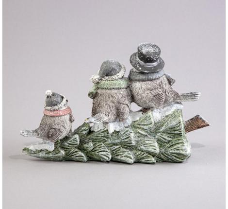 Статуэтка с LED-подсветкой "ПТИЧКИ", 22*9,5*13 см