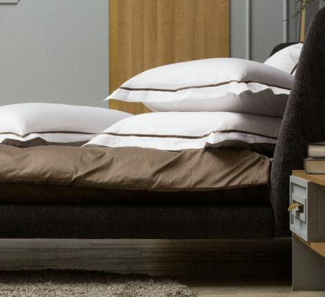 Наволочка с широкой отделкой "ALPINE BROWNIE ALLURE GRASS" Мако-Сатин, 50х70 (2шт)