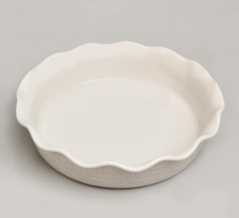 Форма круглая для запекания "AGNESS" BEIGE, 1700 мл