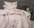 Постельное белье с одеялом "Kazanov.A." Блум (пудра жемчуг) Сатин, 1,5 спальный