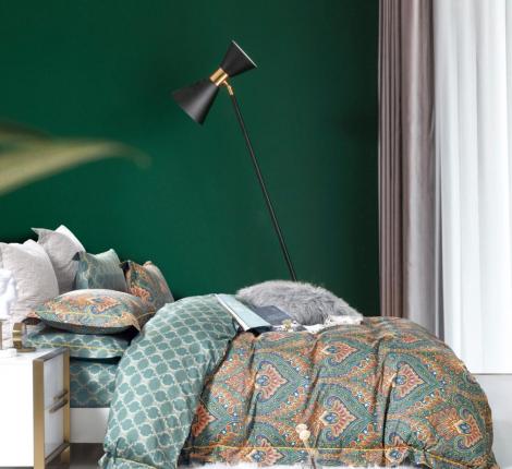 Постельное белье "Cristelle" Amante AM01-114 Сатин, 1,5-спальный