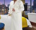 Халат мужской махровый Maison D'or "QUATTRO" кремовый, XL(50)/2XL(52)