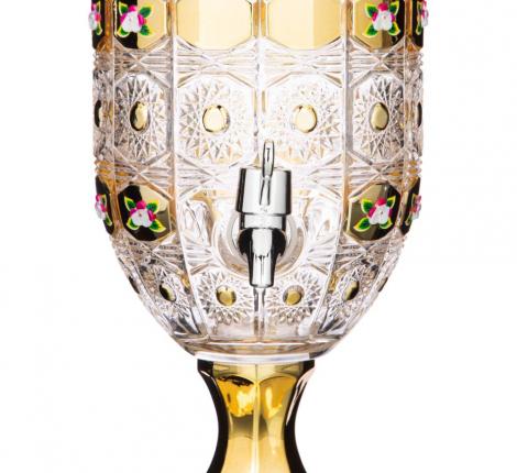 Диспенсер для напитков "ЛИМОНАДНИЦА LEFARD GOLD GLASS", 2,6 л