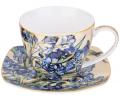 Чайный набор "ИРИСЫ" (В. ВАН ГОГ) на 4 персоны, 8 предметов (250 мл)