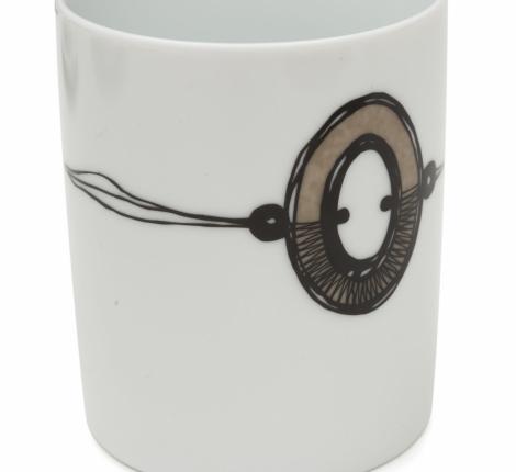 Кружка "BEN EDICT" 400 мл, лиможский фарфор