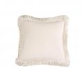 Наволочка декоративная "Sofi de Marko" Фаина (молоко) Велюр, 45х45 (1шт.)