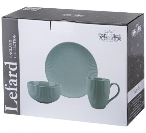 Набор посуды 3 предмета "TRENDY" (мятный)