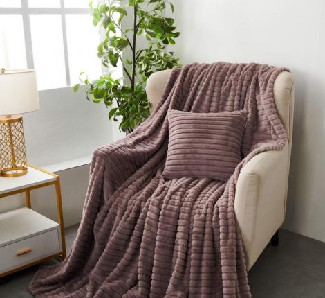 Наволочка "Sofi de Marko" Орландо (мокко) Искусcтвенный мех, 45х45