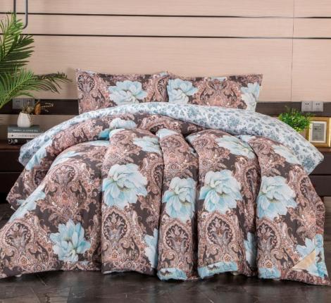 Постельное белье с одеялом "Kazanov.A." Беатрис (трюфель молоко), Евро