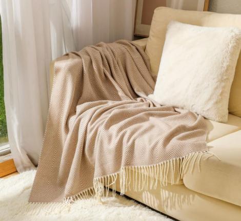 Плед вязаный PA-20, 130х240