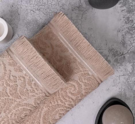 Полотенце махровое AMBIELLA "VERA" 70х140, бежевый