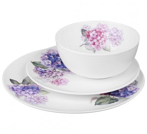 Набор посуды обеденный "HORTENSIA" на 4 персоны, 12 предметов