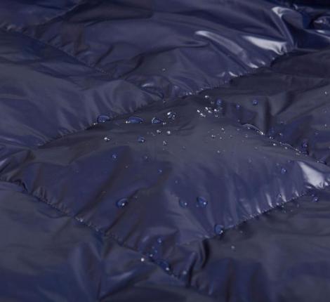 Дорожный плед пуховый "TRAVEL PLAID GRASS INK", 140х200