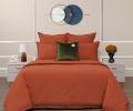 Постельное белье "Sofi de Marko" Саммер (оранжевый) Варёный хлопок, Евро