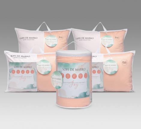 Одеяло всесезонное "Sofi de Marko" JOY (персик),195х215