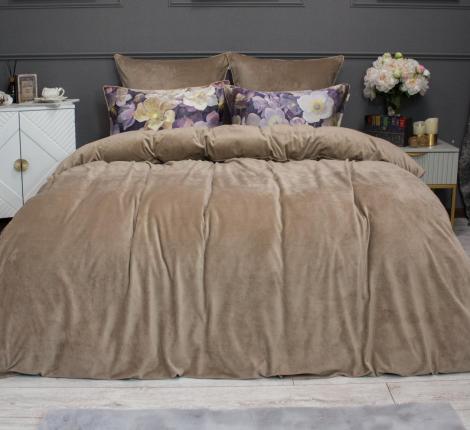 Постельное белье Kazanov.A. Монро (бежевый) Велюр/Egypt Cotton, Евро